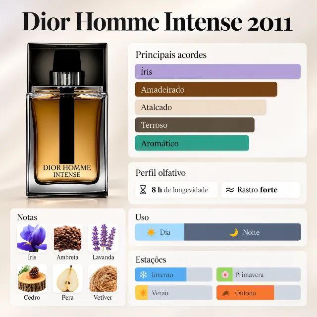 Perfume importado - Dior Homme Intense Eau de Parfum 100ml - lacrado  - Foto 2