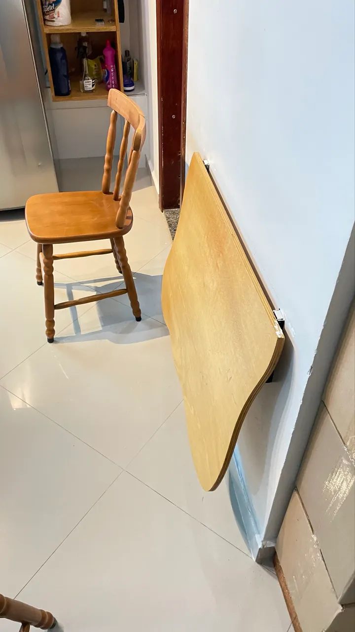 Mesa dobrável e duas cadeiras - Foto 3