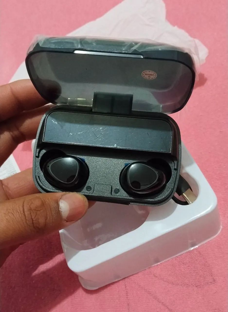 Fone bluetooth M10 V5.3 Com entrada USB e tipo C - Foto 3