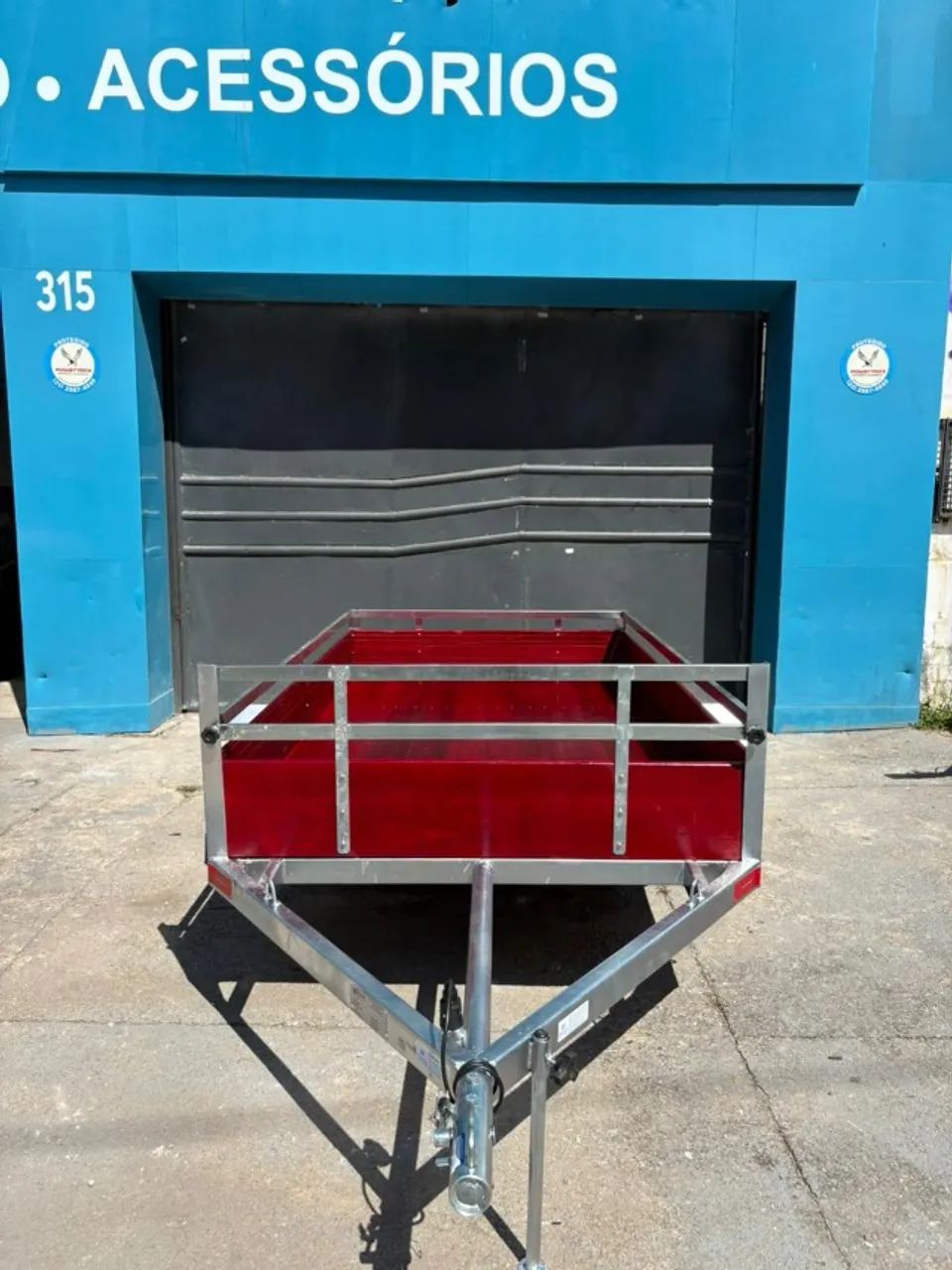 Carretinha 2,50x1,40 - À PRONTA ENTREGA - GALVANIZADA  - Foto 4