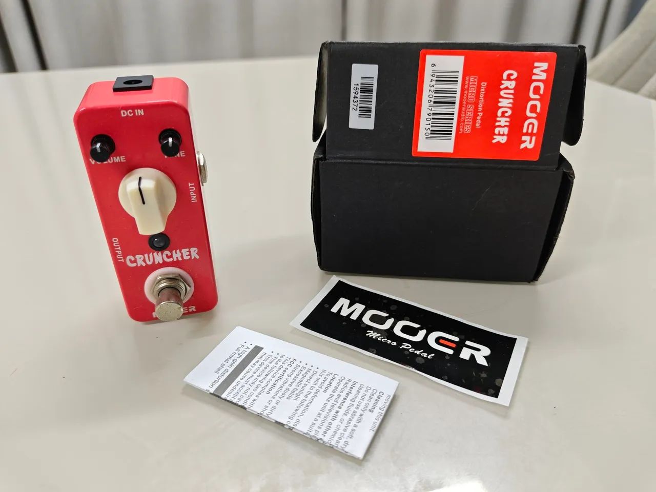 Mini Pedal de Guitarra Mooer Cruncher ZERO NA CAIXA  - Foto 2