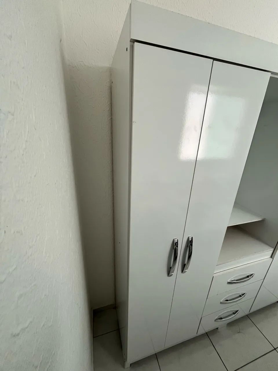 Guarda Roupa Casal (Branco) - Foto 3