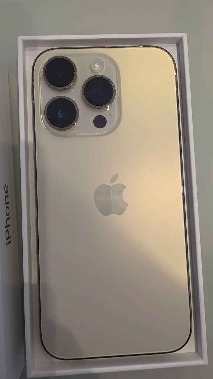 Iphone 14 pro 128 Dourado  - Foto 3
