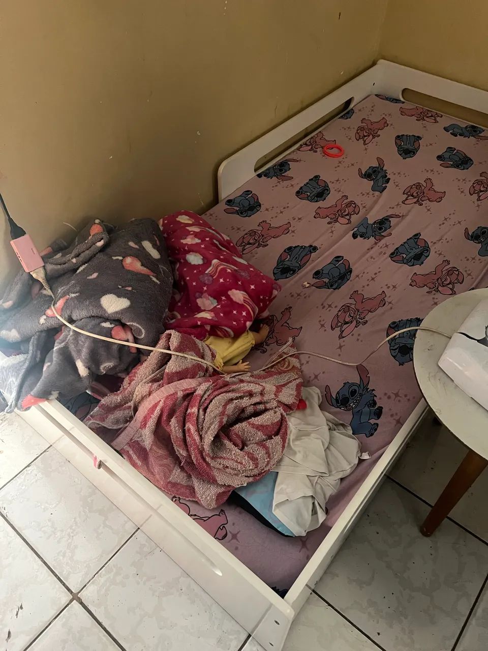 Cama infantil MDF branca - Foto 3