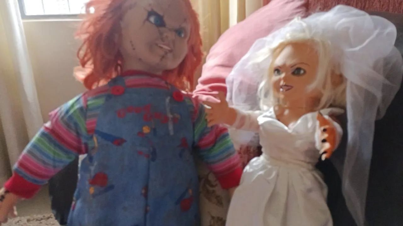 Kit bonecos Chuck e noiva - Foto 2