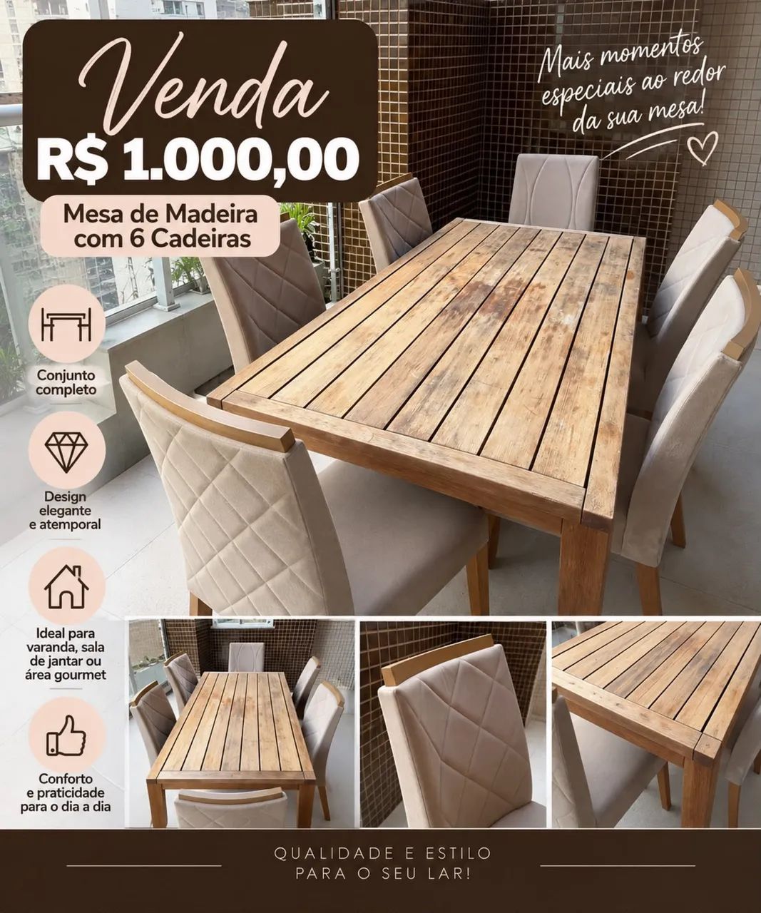 Mesa de Madeira 
