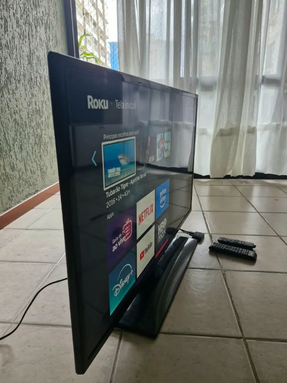 TV Samsung 40 Polegadas Full HD + Roku - Foto 2