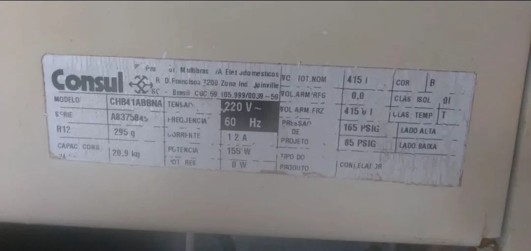 FREEZER CONSUL COM MOTOR QUEIMADO - Foto 2