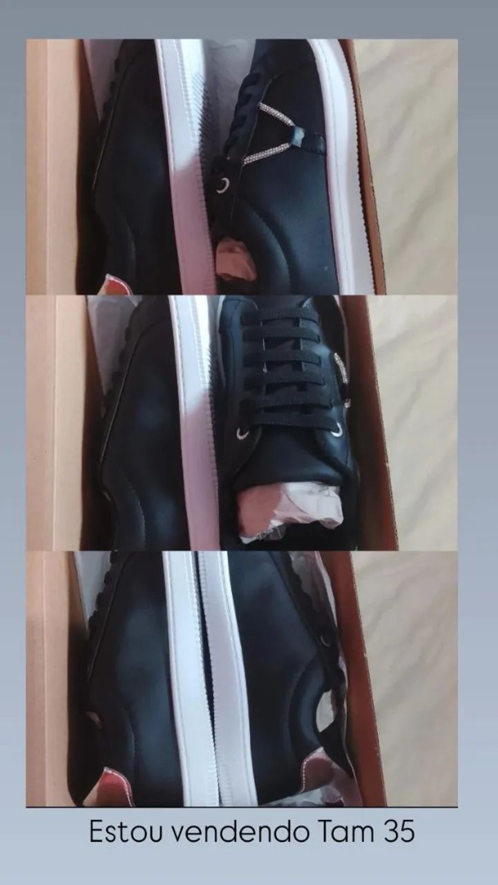 Vendendo sapato 