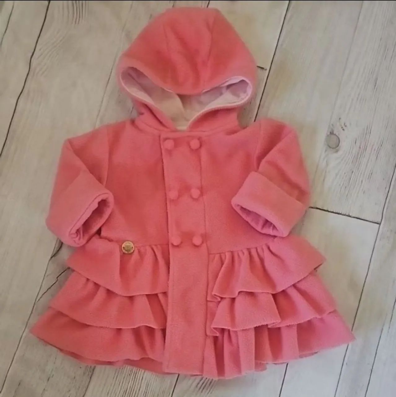 Blusa de frio babadinho (12 a 18 meses) menina