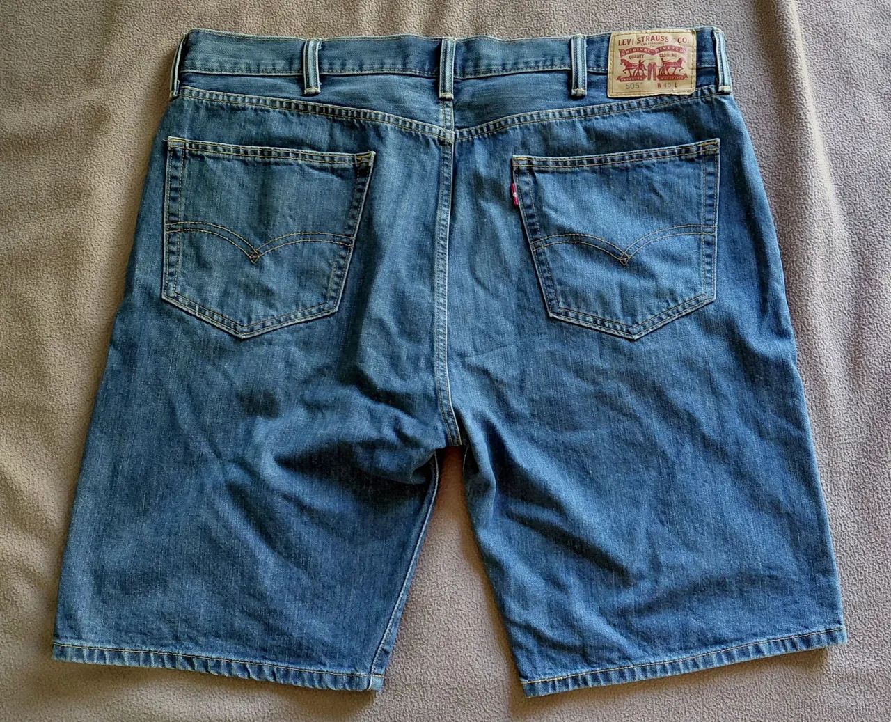 Bermuda jeans Levi"s 505 azul (tam. 50) - Foto 2
