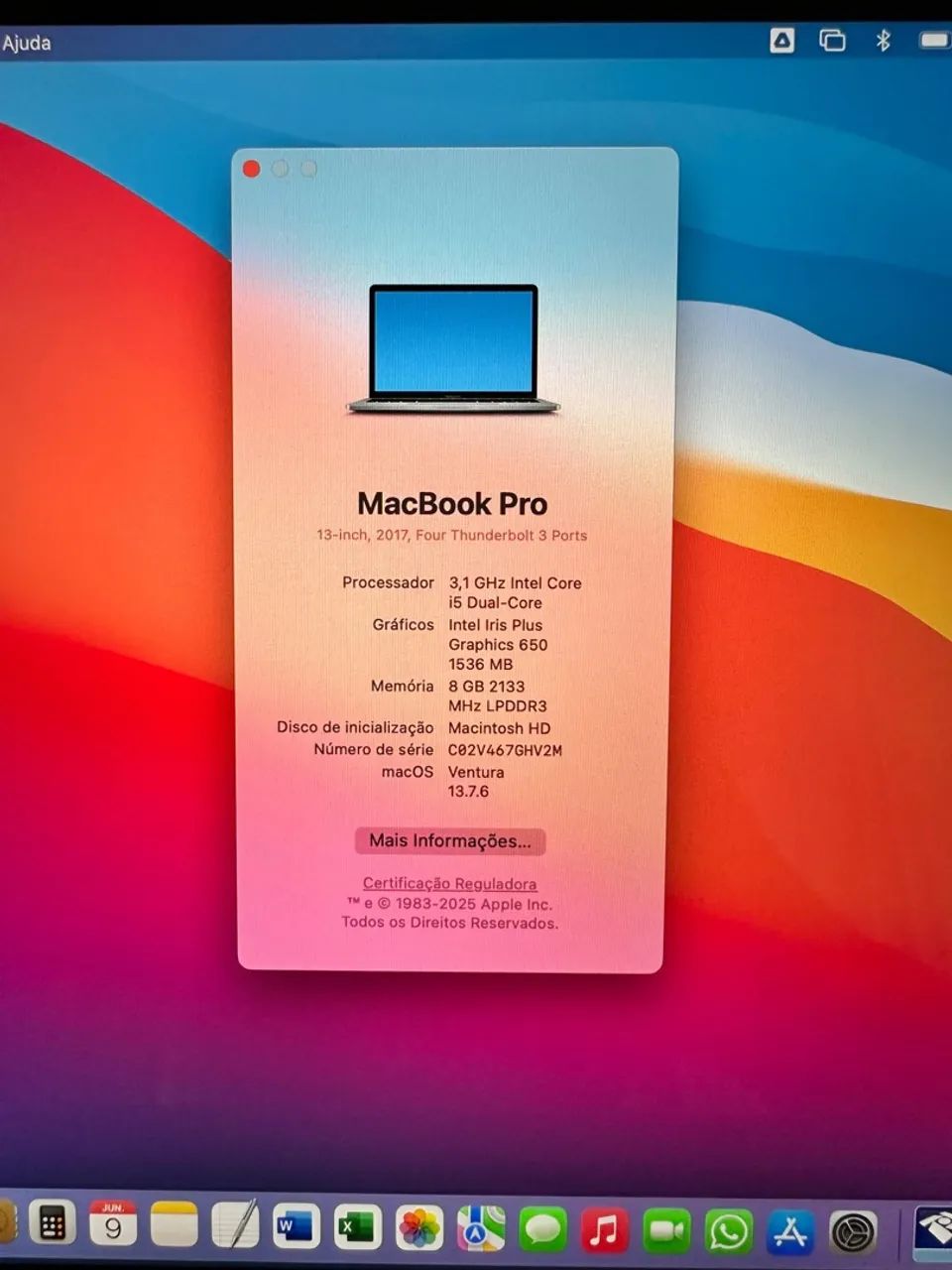 MacBook Pro Touchbar 2017 - Tela Retina - 13 polegadas - Cinza Espacial - Foto 5