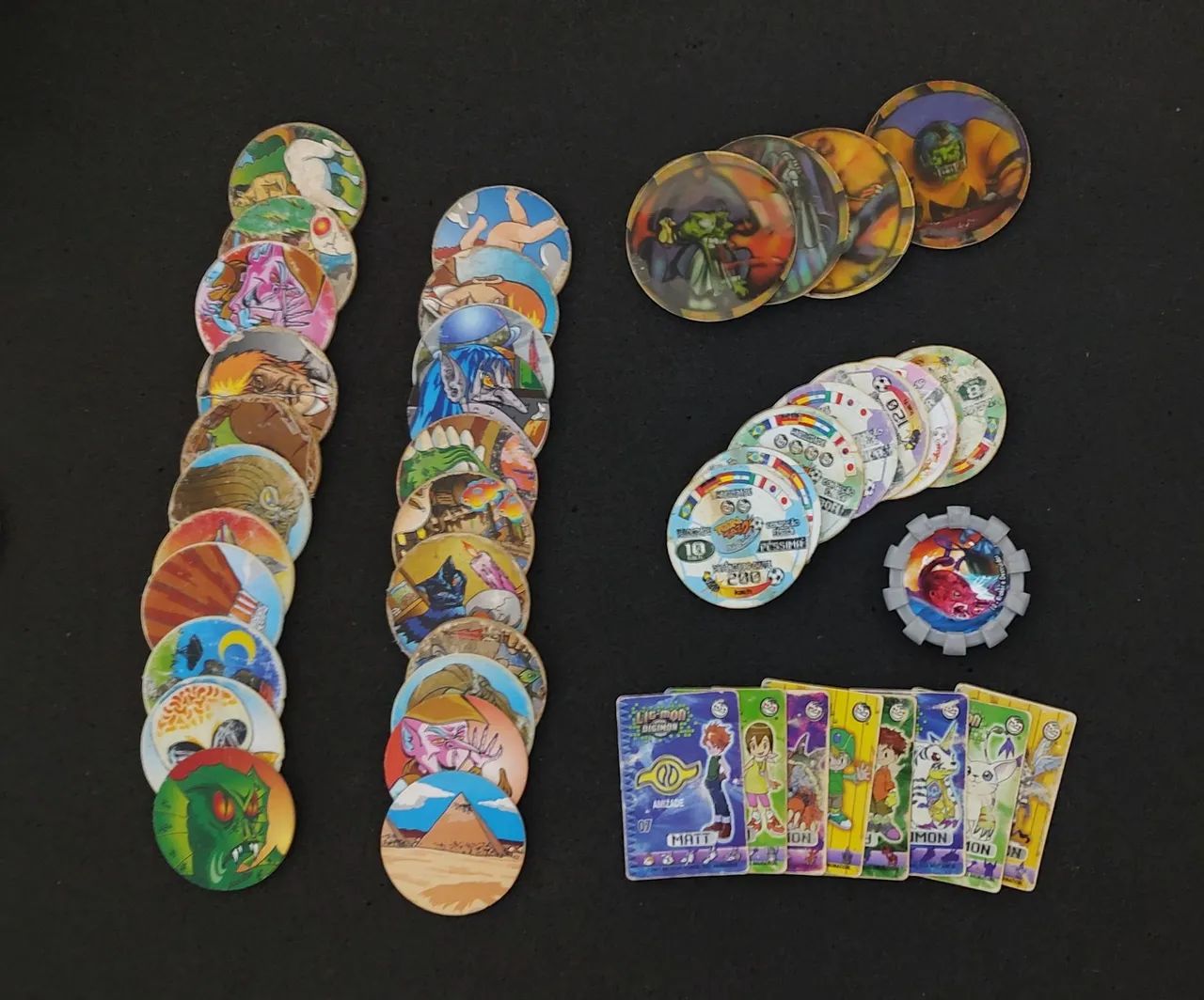Tazos diversos Elma chips 