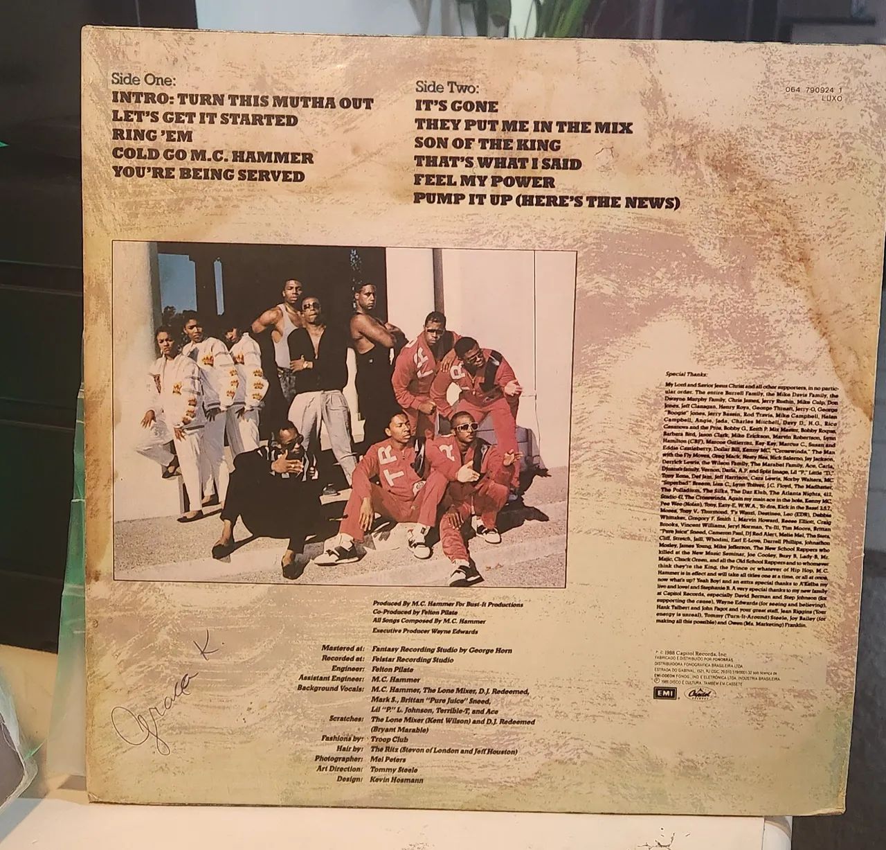 Disco vinil MC HAMMER "LET'S GET IT STARTED" lp - Foto 2