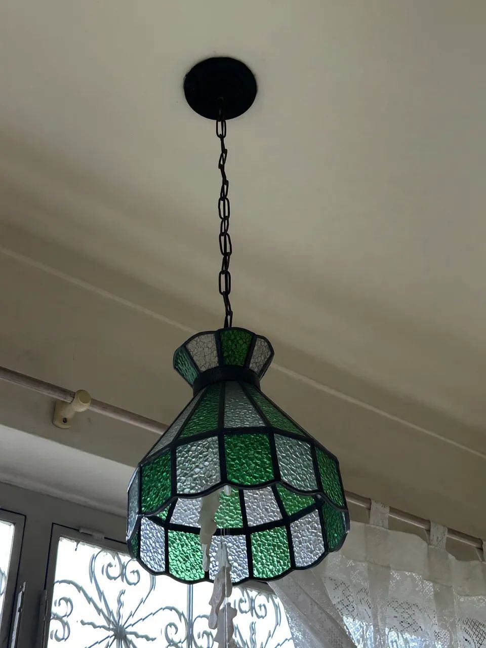 Lustre vitral vintage