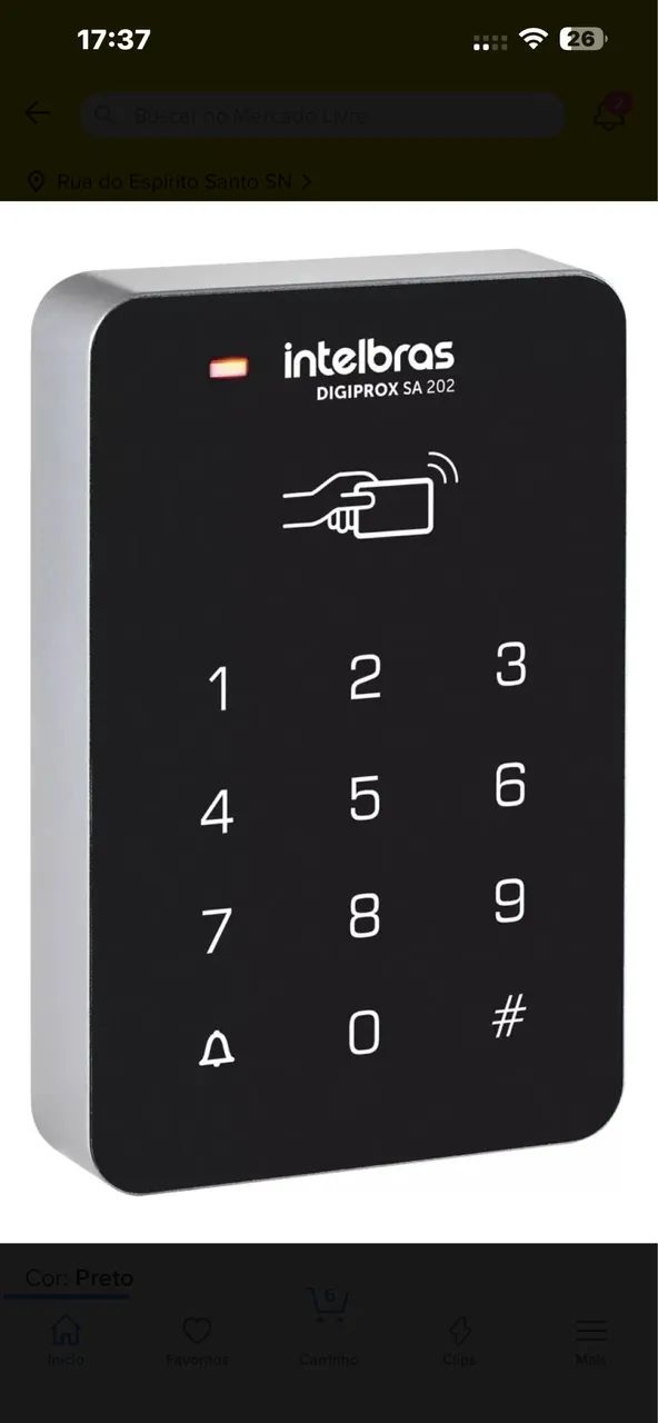 Controlador de acesso Intelbras 65171895148673120