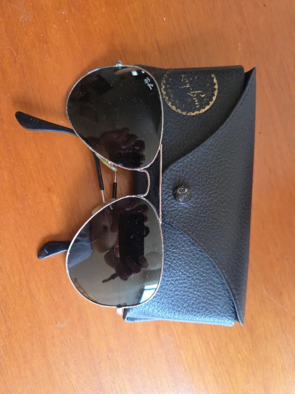 Óculos de sol Ray-Ban Aviador original Completo - Foto 2