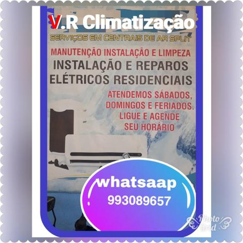 Limpeza de central de ar , instalação e manutenção