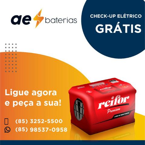 Garanta a sua bateria de carro, nova e com 12 meses de garantia