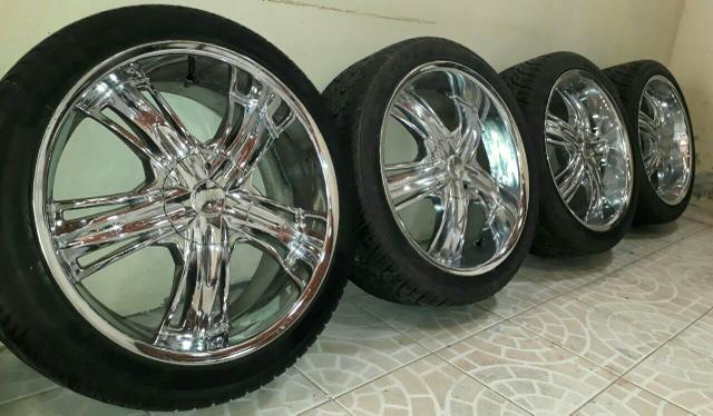 Rodas aro 22 cromadas