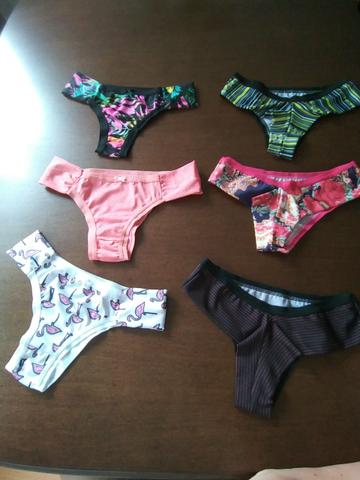 Kit com seis calçinhas NOVAS - Foto 2