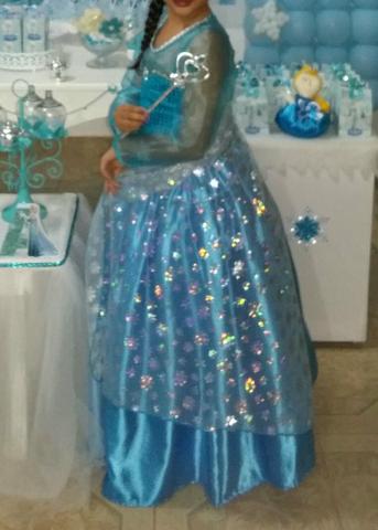 Vestido luxuoso da Princesa Elsa - Foto 2