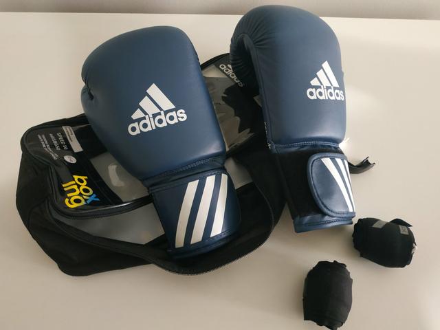 Kit de Boxe com Luva Adidas