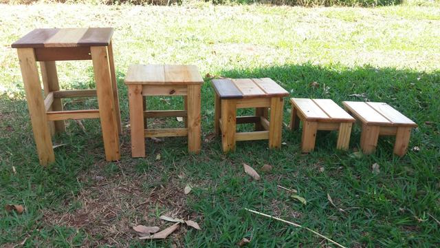 Bancos de modelos infantis de Pallet