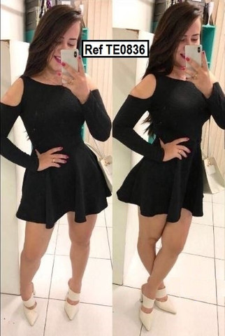 vestido estilo boneca rodado