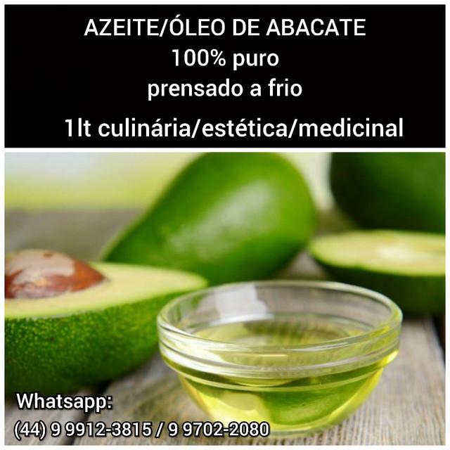 Azeite/Óleo de ABACATE (prensado a frio)
