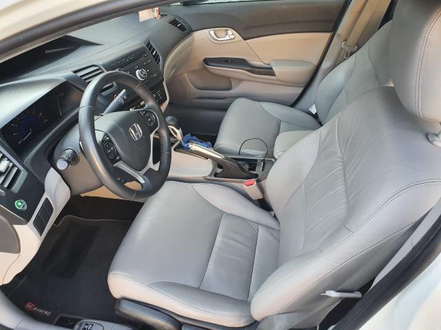 Honda Civic 2015 LXR Flex Branco - Completo - Foto 3