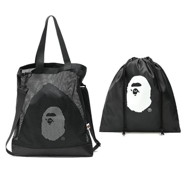 bape drawstring bolsa