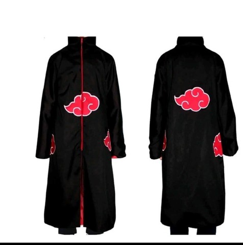 Naruto Anime Akatsuki Uchiha Itachi Cloak Anime Cosplay Fantasia Unisex  Ninja-1