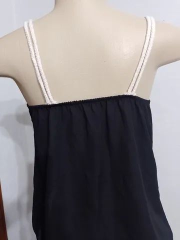 blusinha em viscose preta - tamanho m - Foto 3