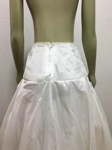Saia longa para forro de vestido de noiva ótimo estado - Foto 3