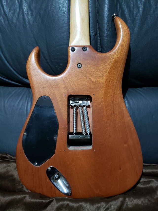 Guitarra Customizada Luthier Tarso Mogno Maciço Gotoh Custom Dolphin Antiga. - Foto 3
