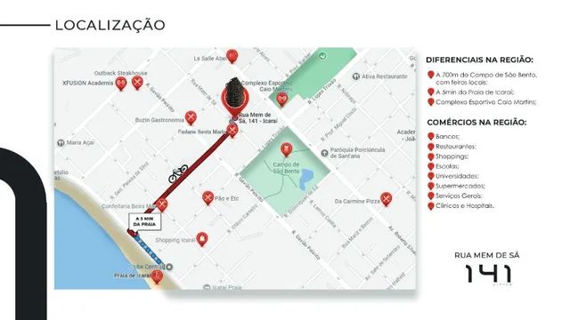 Condomínio 141 Living - Rua Mem de Sá, nº 141, Icaraí - Niterói/RJ - Foto 4