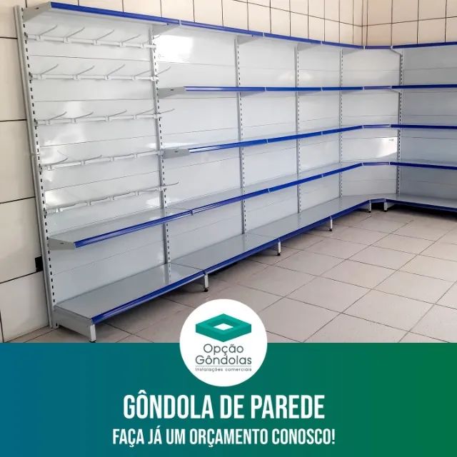 Gôndolas de Parede 1.96 Mts>> Marca Amapá
