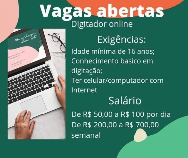 Como trabalhar com digitação online?