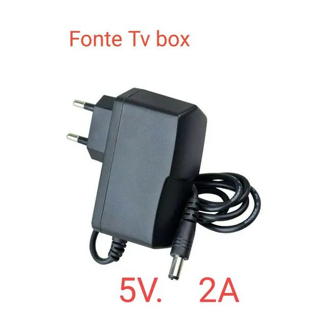 Fonte De Energia Alimentação carregador Tv Box 5V 2A