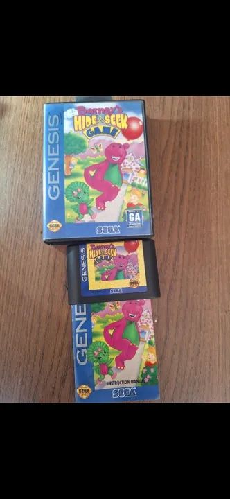 Jogo Mega drive genesis Barney