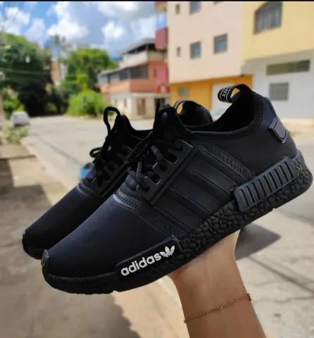 tenis adidas black sports