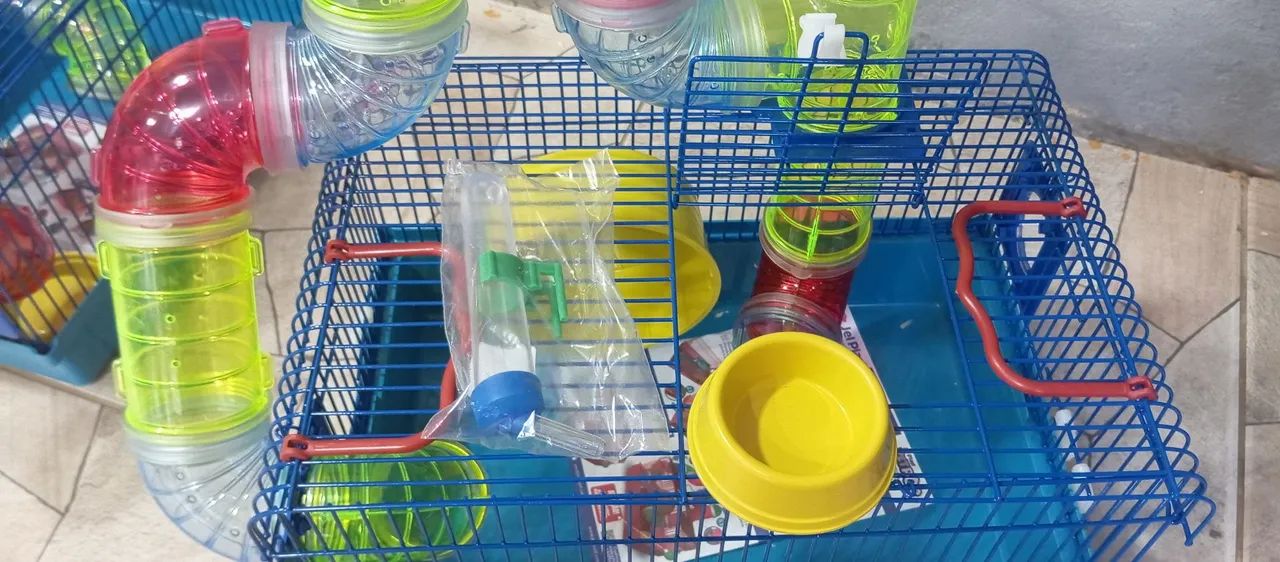 Gaiola para Hamster com Tunel de tubos - Foto 3