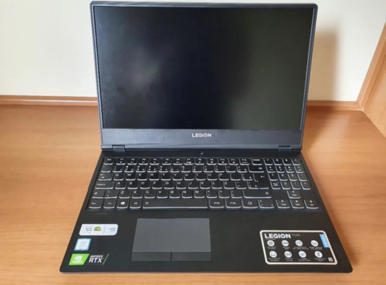Notebook Legion Y540 I7 9th 16gb 1tb + 128 Ssd Rtx 2060 Cor Preto - Foto 2