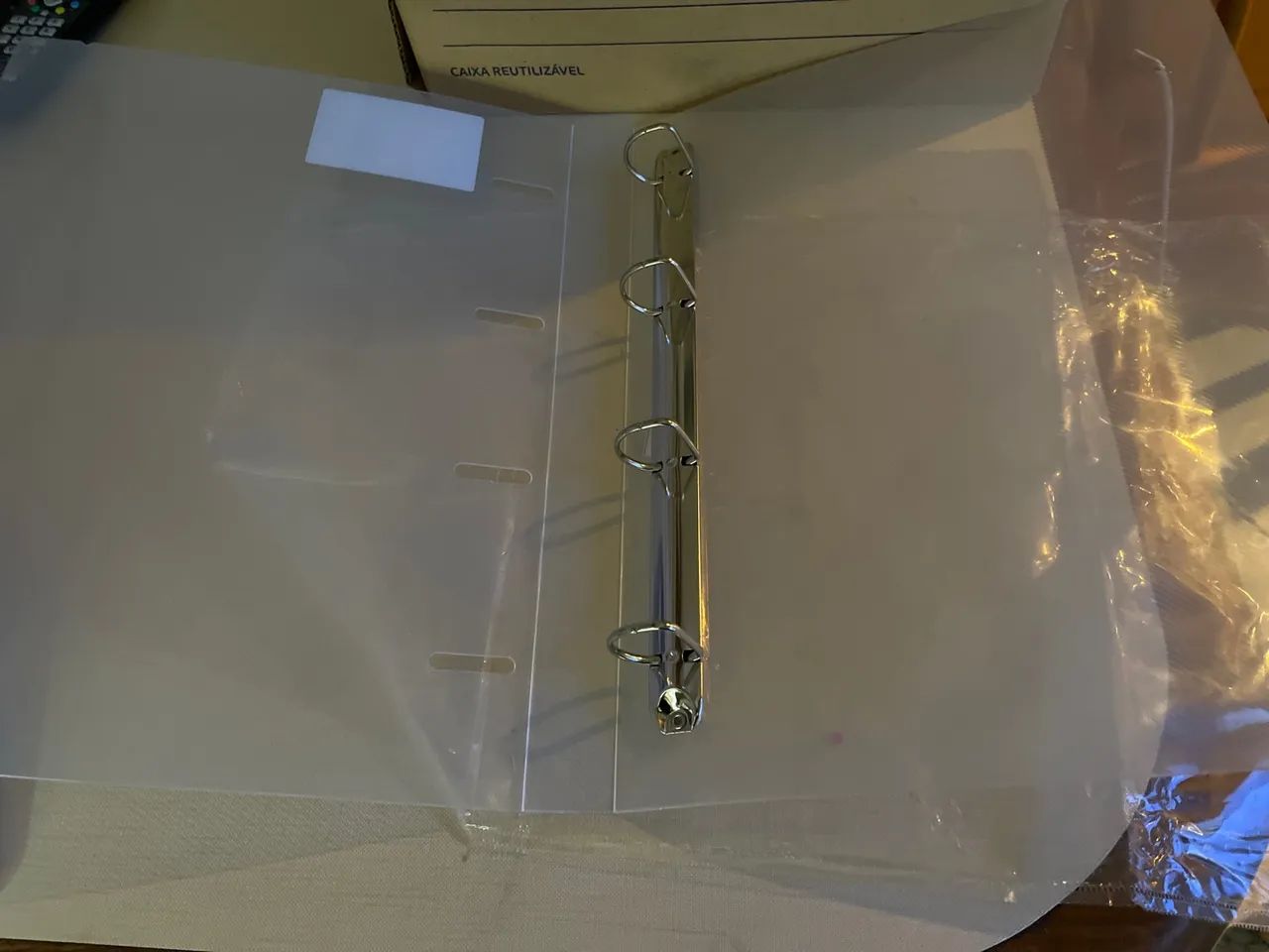 Fichário com 4 argolas  - Foto 2