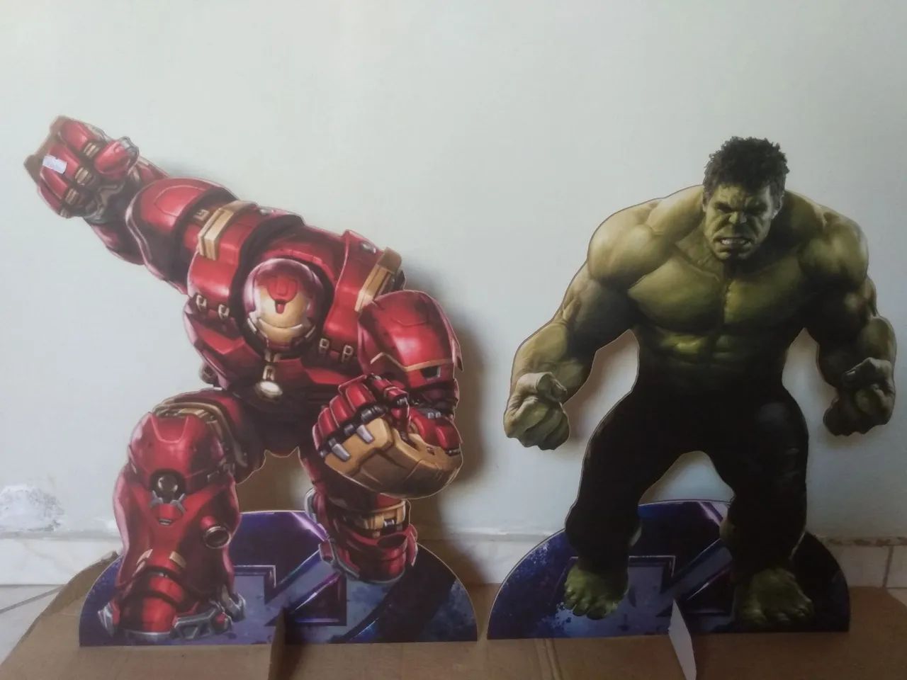 Totens em MDF dos Advengers para festas infantis  - Foto 6
