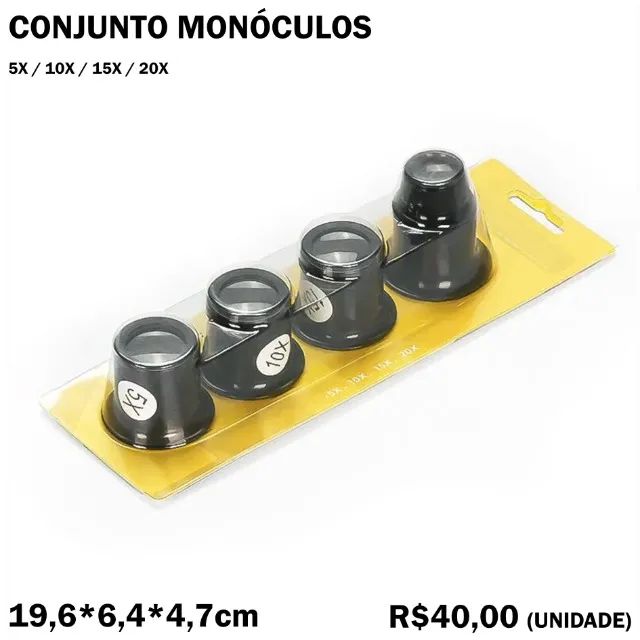 Monóculos - 4 Peças