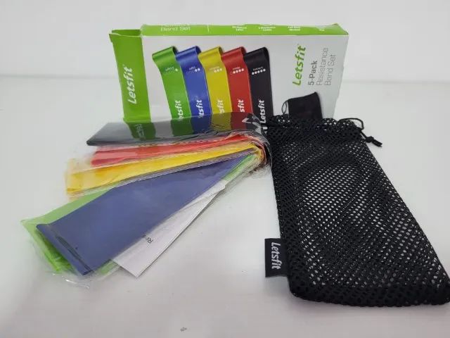 Conjunto de Bandas de Resistência LetsFit JSD01-Tamanho 60cm x 5cm (comprimento x largura) - Foto 2