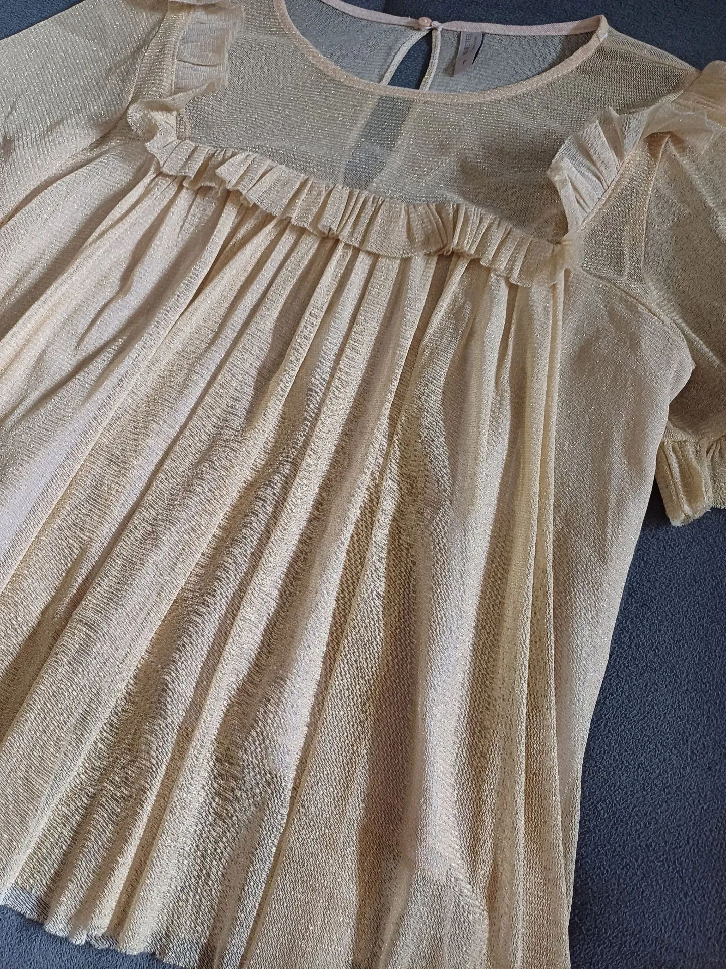 Batinha lurex dourado Tamanho P - Foto 4