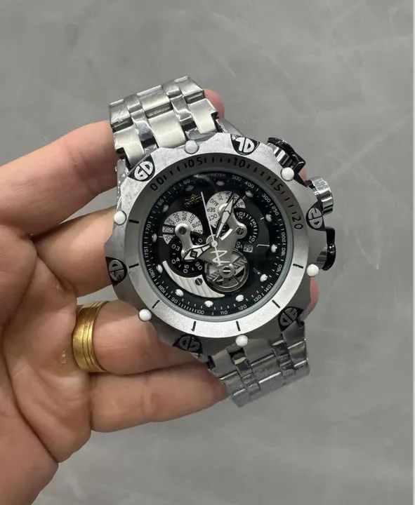 Relógio Invicta Hybrid série prata  - Foto 2